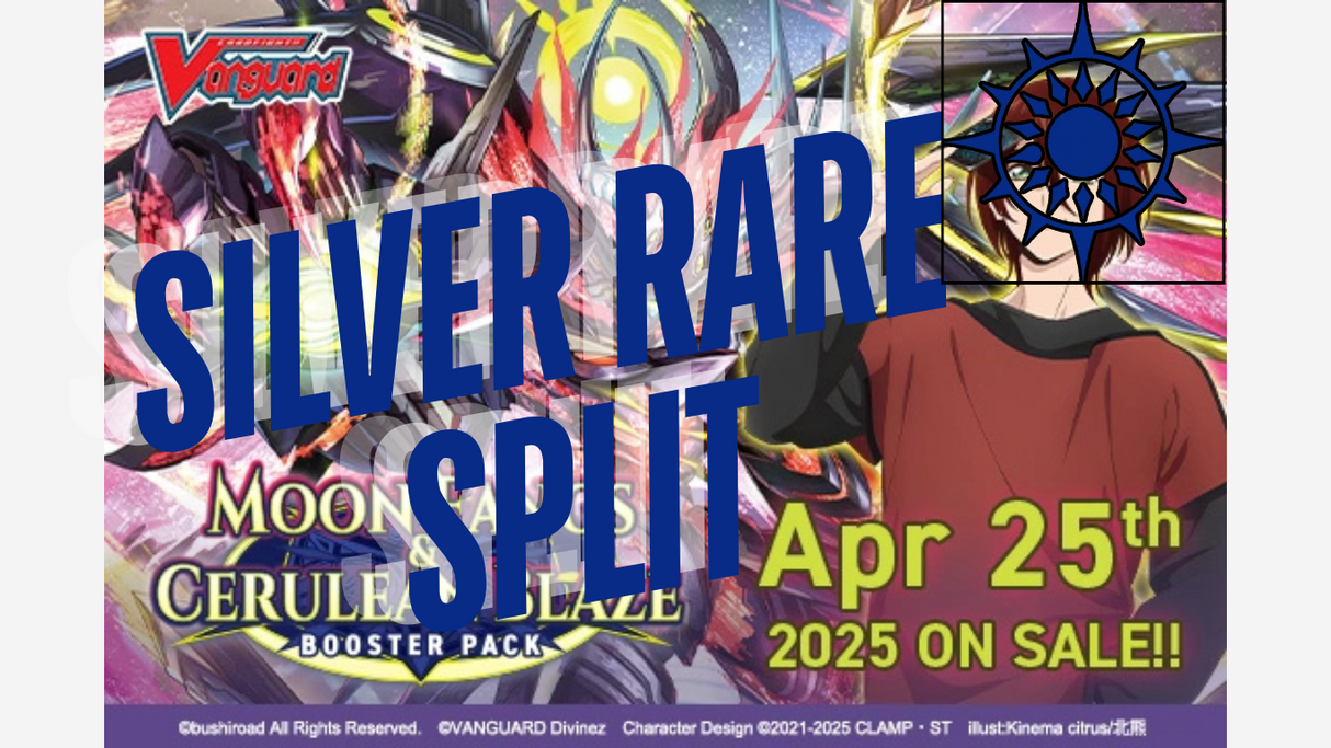 Moonfangs & Cerulean Blaze - Dark States Nation SILVER RARE Split PREORDER 04/25/2025 Release Date of