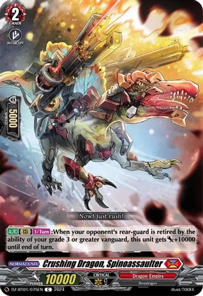 Crushing Dragon, Spinoassaulter C DZ-BT01/075EN Release date 05/03/2024