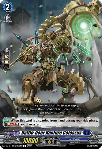 Battle-hour Rupture Colossus DZ-BT01/089EN C Release date 05/03/2024