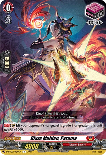 Blaze Maiden, Parama Re DZ-BT03/046EN