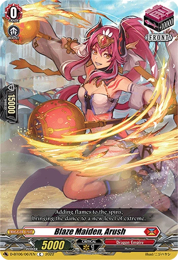 Blaze Maiden, Arush DZ-SS11/034
