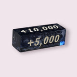 Wavy Series Power Dice - Faces: 5,000, 10,000, 15,000, 20,000