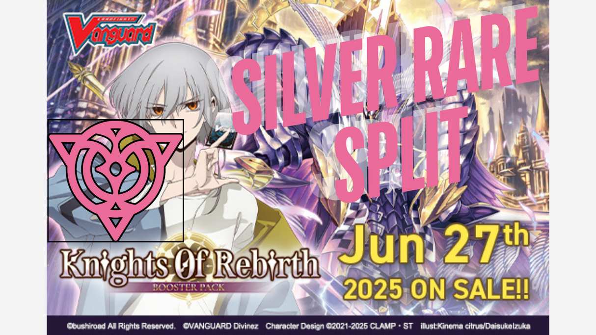 Knights of Rebirth -Lyrical Monasterio Nation SILVER RARE Split PREORDER 06/27/2025 Release Date