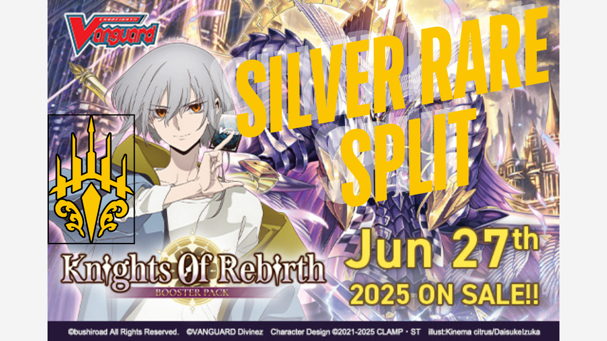 Knights of Rebirth - Keter Sanctuary Nation SILVER RARE Split PREORDER 06/27/2025 Release Date