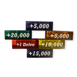 Galaxy Series Power Dice - Faces: 5,000, 10,000, 15,000, 20,000